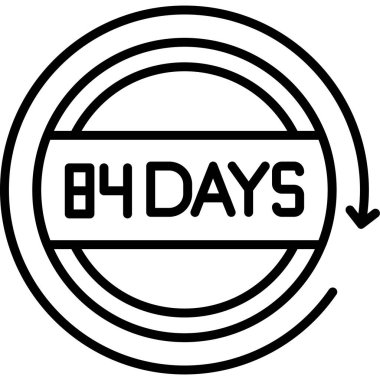 Haftanın günü simgesi, özet biçimi