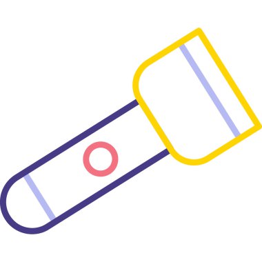 Test tüpü simgesi. beyaz üzerinde izole edilmiş test tüp vektör rengi