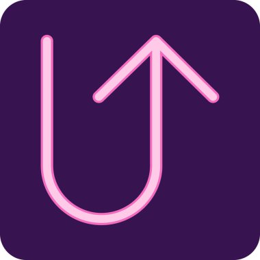 Modern bir simgenin vektör illüstrasyonu