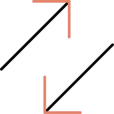 Ok. Web simgesi basit illüstrasyon