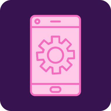 Ayarlama. Web simgesi basit illüstrasyon