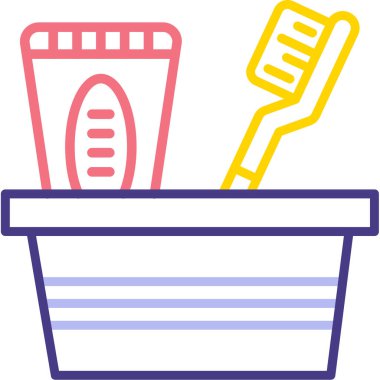 Kova. Web simgesi basit illüstrasyon