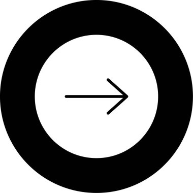 ok simgesi, basit tasarım vektörü