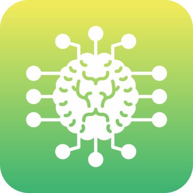 Benzersiz mikrop vektör çizgisi simgesi