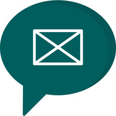 E- posta simgesinin vektör illüstrasyonu