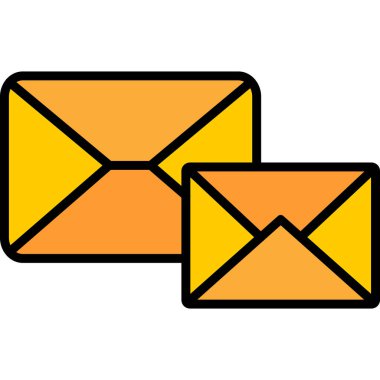 e- posta adreslerinin vektör simgesi