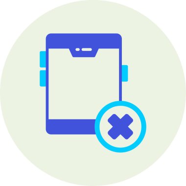 Akıllı telefon. Web simgesi basit illüstrasyon