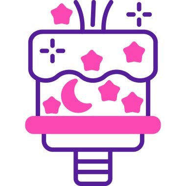 Kek tatlı yemek ikonu - içecekler kategorisi