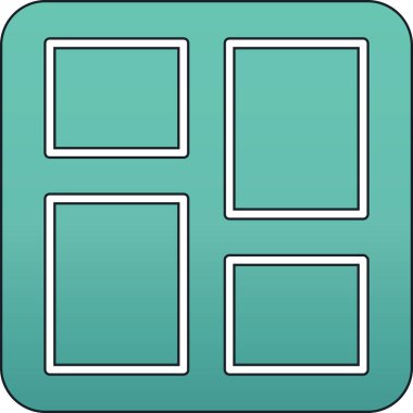 Modern b 'nin vektör illüstrasyonu a' nın ikonundan yoksun