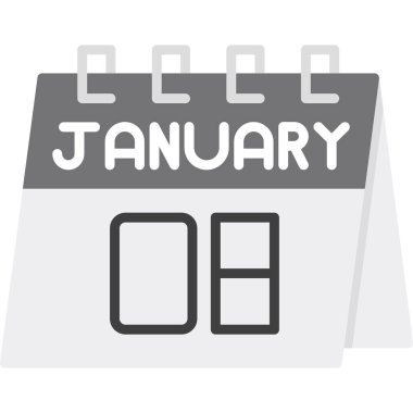 Takvim simgesi, vektör illüstrasyonu. takvim simgesi