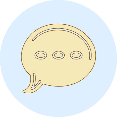 Çizgi film simgesinin vektör çizimi