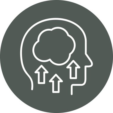 Bulut. Web simgesi basit illüstrasyon