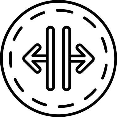 yön ikonu vektör illüstrasyonu