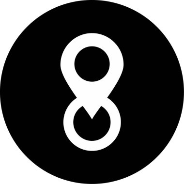 Moda stili izole edilmiş sekiz sekiz simge