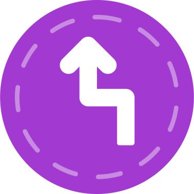 yön ikonu vektör illüstrasyonu