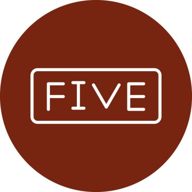 Modern bir simgenin vektör illüstrasyonu