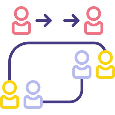 şebeke. Web simgesi basit illüstrasyon