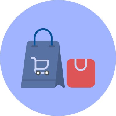 çanta alışverişi ekommerce simgesi