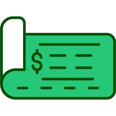 Dolar gagası ikon vektör çizimi tasarımı