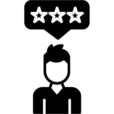 derecelendirme web simgesi, vektör illüstrasyonu