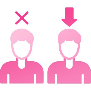 Erkek ikonu. Erkek ve kadın sembolü. düz resimleme