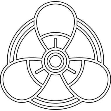 Direksiyon simgesinin vektör çizimi