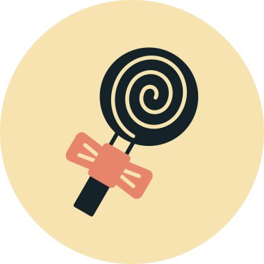 Şeker ikonu vektör illüstrasyonu