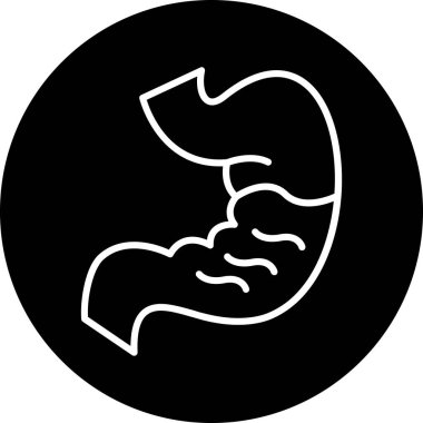 İnsan bedeni simgesi. biçim düz sembol, siyah renk, yuvarlak açılar, beyaz arkaplan.