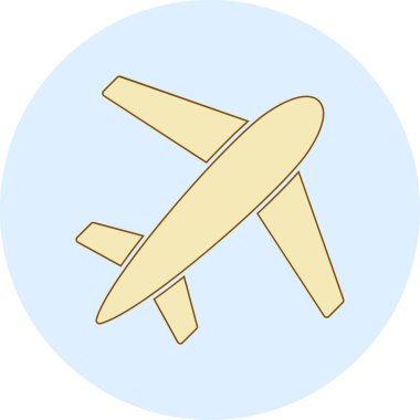 düzlem, vektör illüstrasyonu, düz, simge