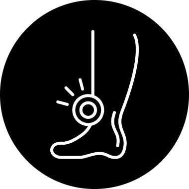 Bir el simgesinin vektör illüstrasyonu