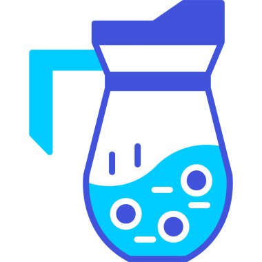 Su. Web simgesi basit illüstrasyon