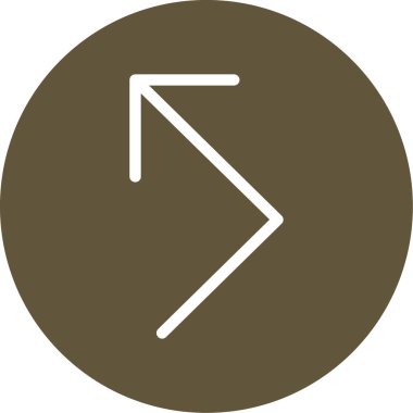 ok sağ ok işareti simgesi dış hat biçiminde