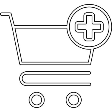 Alışveriş arabası ve akıllı telefon tasarımı vektör illüstrasyon grafik tasarımı