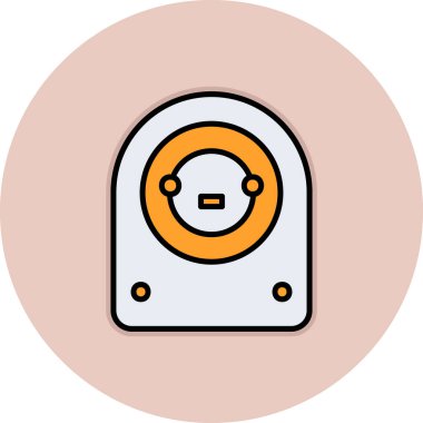 Modern bir simgenin vektör illüstrasyonu