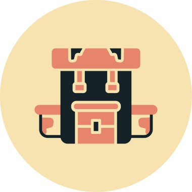 Bina. Web simgesi basit illüstrasyon