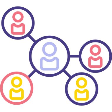 vektör çizimi sosyal medya simge