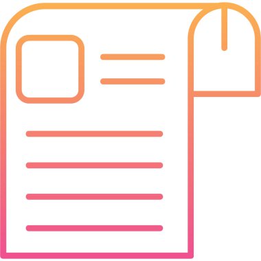 Kitap. Web simgesi basit illüstrasyon