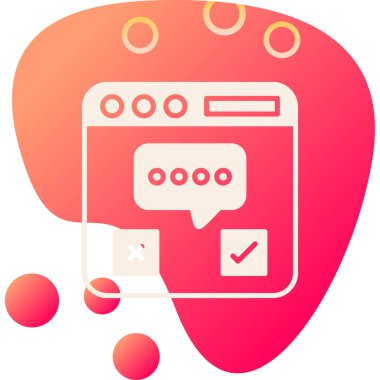 ileti simgesi, vektör illüstrasyonu