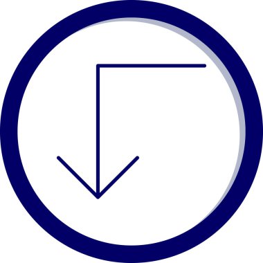 ok simgesi vektör illüstrasyonu