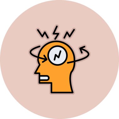 bir işaret simgesi ile baş