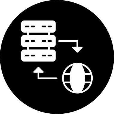 seo modern simgesinin vektör illüstrasyonu