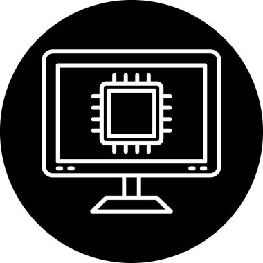 Seo simgesinin vektör illüstrasyonu