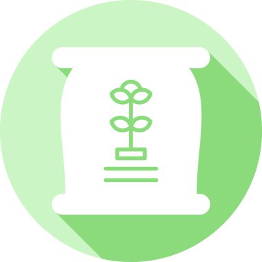 Bitki. Web simgesi basit illüstrasyon