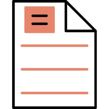 dosya simgesi, vektör illüstrasyonu