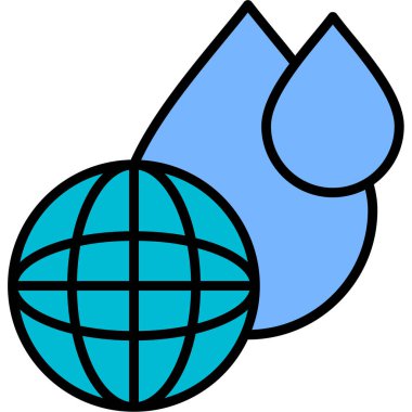 Yerküre küresel simgesi - özet biçimi