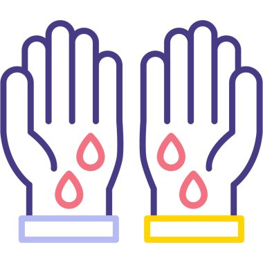 El yıkama. Basit resimleme