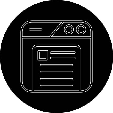 seo modern simgesinin vektör illüstrasyonu