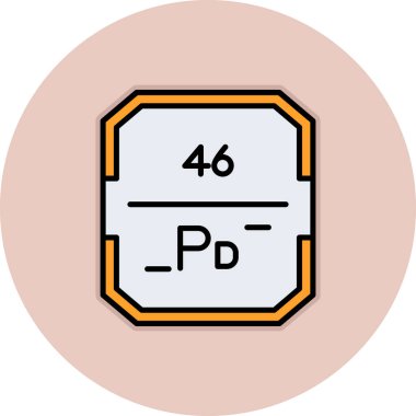 periyodik tablo simgesi, çizgi film biçimi