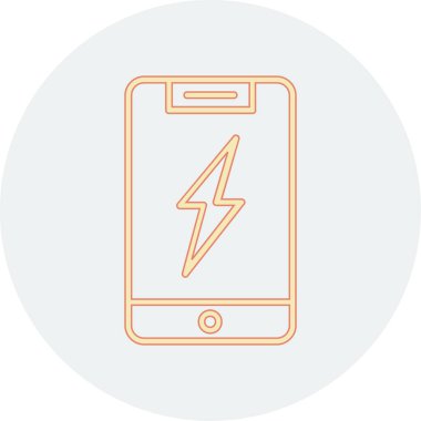 pil simgesi, vektör illüstrasyonu