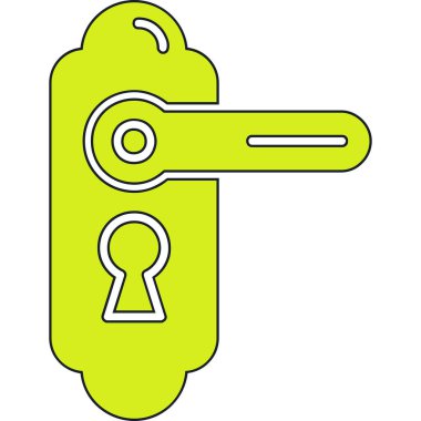 Anahtar simgesi vektör illüstrasyonu